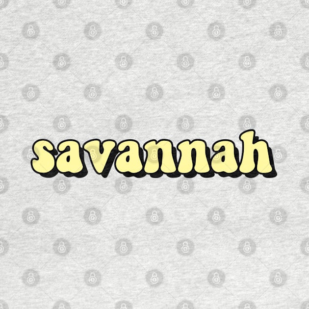 Savannah Soft Yellow by AdventureFinder